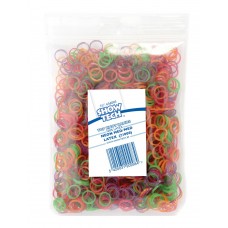 Show Tech latexové gumičky, mix farieb, 1000 ks, priemer 0,8 cm