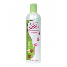 Pet Silk Cucumber Melon Shampoo - univerzálny šampón na posilnenie srsti, s vôňou uhorky a sladkého melóna, koncentrát 1:16 - 473 ml