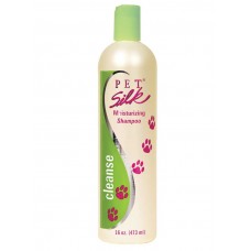 Pet Silk Moisturizing Shampoo - intenzívne hydratačný šampón pre suché a poškodené vlasy, koncentrát 1:16 - Kapacita: 473 ml