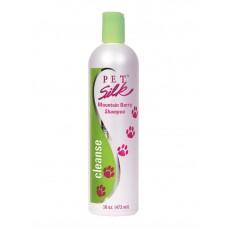 Pet Silk Mountain Berry Shampoo - šampón pre všetky typy srsti, s vôňou zrelých bobúľ a horského vzduchu, koncentrát 1:16 - Kapacita: 473 ml
