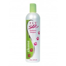 Pet Silk Rainforest Shampoo - hydratačný a vyživujúci šampón pre všetky typy srsti, s tropickou vôňou, koncentrát 1:16 - 473 ml