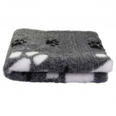 Blovi DryBed VetBed A+ - protišmyková posteľ, pelech pre zvieratá, sivá a biela - 75x50cm