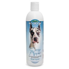 Bio-Groom Crisp Apple Shampoo - jemný čistiaci šampón, zvlhčujúci srsť a upokojujúci podráždenie pokožky, koncentrát 1:8 - 355 ml