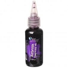 Groom Professional Airbrush Temporary Ink - dočasný airbrush atrament, 30ml - Purple