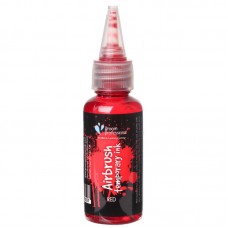 Groom Professional Airbrush Temporary Ink - dočasný airbrush atrament, 30 ml - Farba: Červená