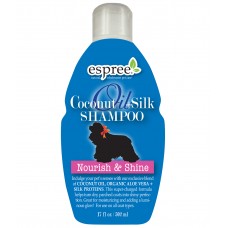 Espree Coconut Oil & Silk Shampoo - výživný šampón s kokosovým olejom a hodvábnymi proteínmi, pre všetky typy srsti - Kapacita: 502 ml