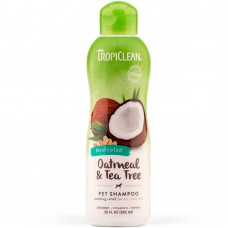 Tropiclean Oatmeal & Tea Tree Medicated Itch Relief Shampoo – šampón na upokojenie pokožky a podráždenie pokožky – 355 ml