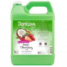 Tropiclean Deep Cleansing Berry & Coconut Pet Shampoo - hĺbkovo čistiaci šampón pre psov a mačky - 3,8 l