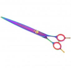 P&W Poodle Rainbow Scissors - profesionálne nožnice na starostlivosť, rovné - Veľkosť: 8,5"