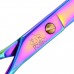 P&W Poodle Rainbow Curved Scissors - profesionálne nožnice na úpravu, ohnuté - Veľkosť: 8"