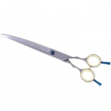 Titánové zakrivené nožnice P&W Oceane - profesionálne nožnice na úpravu, zakrivené - Veľkosť: 7,5"