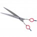 P&W Oceane Titanium Curved Scissors – profesionálne nožnice na starostlivosť o vlasy, zakrivené – Veľkosť: 8,5"
