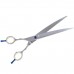 P&W Oceane Titanium Lefty Curved Scissors - profesionálne upravovacie nožnice pre ľavákov, ohnuté - Veľkosť: 8"