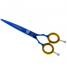 P&W Blue Star Titanium Scissors - nožnice na strihanie zvierat, rovné - Veľkosť: 6"