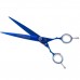 P&W Blue Star Titanium Scissors - nožnice na strihanie zvierat, rovné - Veľkosť: 7,5"