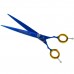 P&W Blue Star Titanium Scissors - nožnice na strihanie zvierat, rovné - Veľkosť: 8"