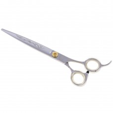 P&W Alfa Omega Scissors - profesionálne ošetrujúce nožnice s krátkou rukoväťou, rovné - Veľkosť: 7,5 "