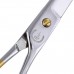Zakrivené nožnice P&W Rony De Munter - profesionálne nožnice na úpravu, zakrivené - Veľkosť: 9"